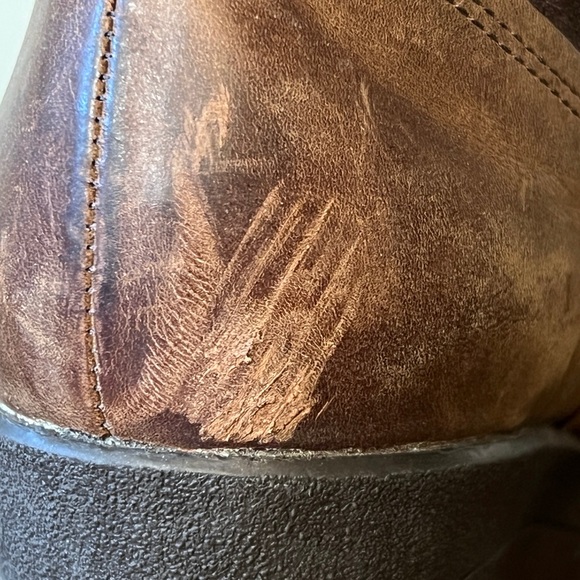 Ugg Emalie brown wedge leather booties - Picture 5 of 10